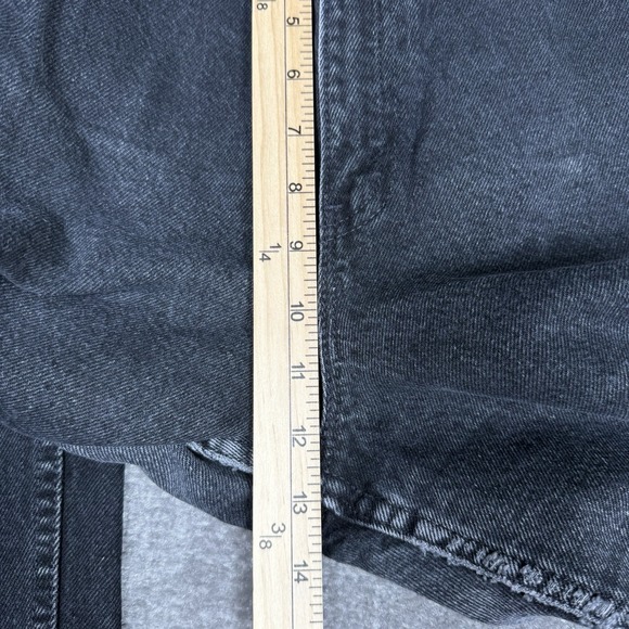 Levi's Black Jeans Women's 16 (34x30) Tapered Leg Mom Vintage 90s USA 16551-0260 - Picture 7 of 9